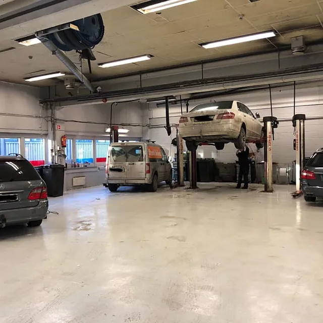 Verkstedhallen hos Bilverket i Oslo